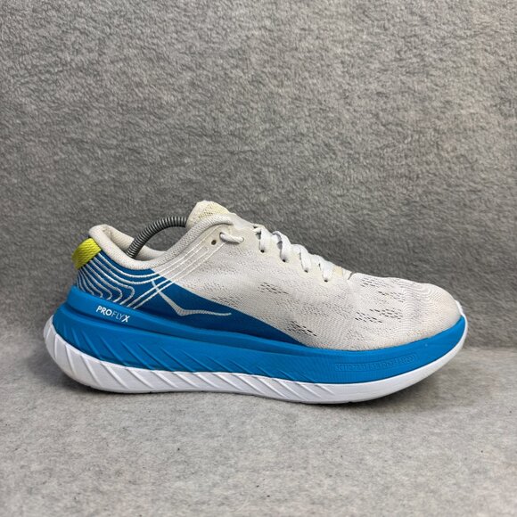 Hoka One One Shoes Womens‎ Size 9.5 Carbon X White Running Sneakers 1102887 WDBL - Picture 6 of 10